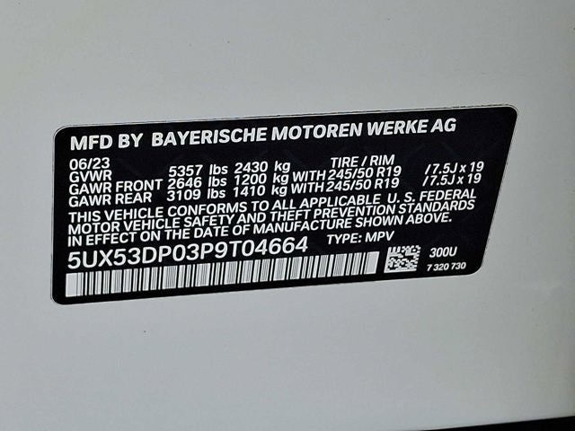 2023 BMW X3 xDrive30i Sports Activity Vehicle