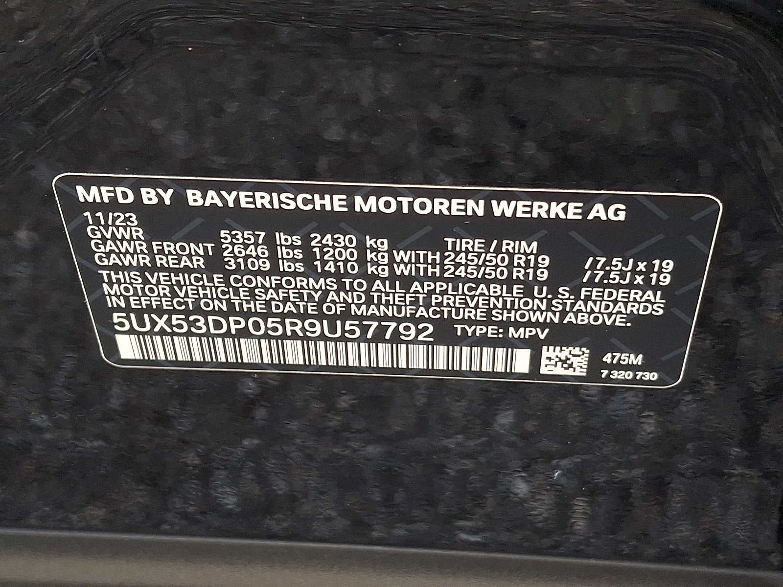 2024 BMW X3 xDrive30i Sports Activity Vehicle