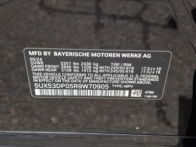 2024 BMW X3 xDrive30i Sports Activity Vehicle