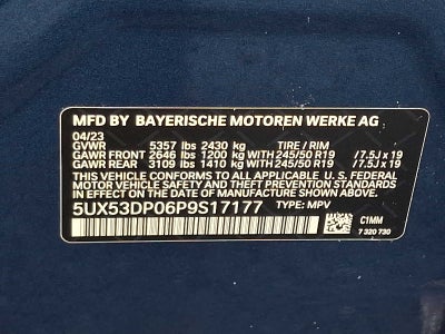 2023 BMW X3 xDrive30i Sports Activity Vehicle