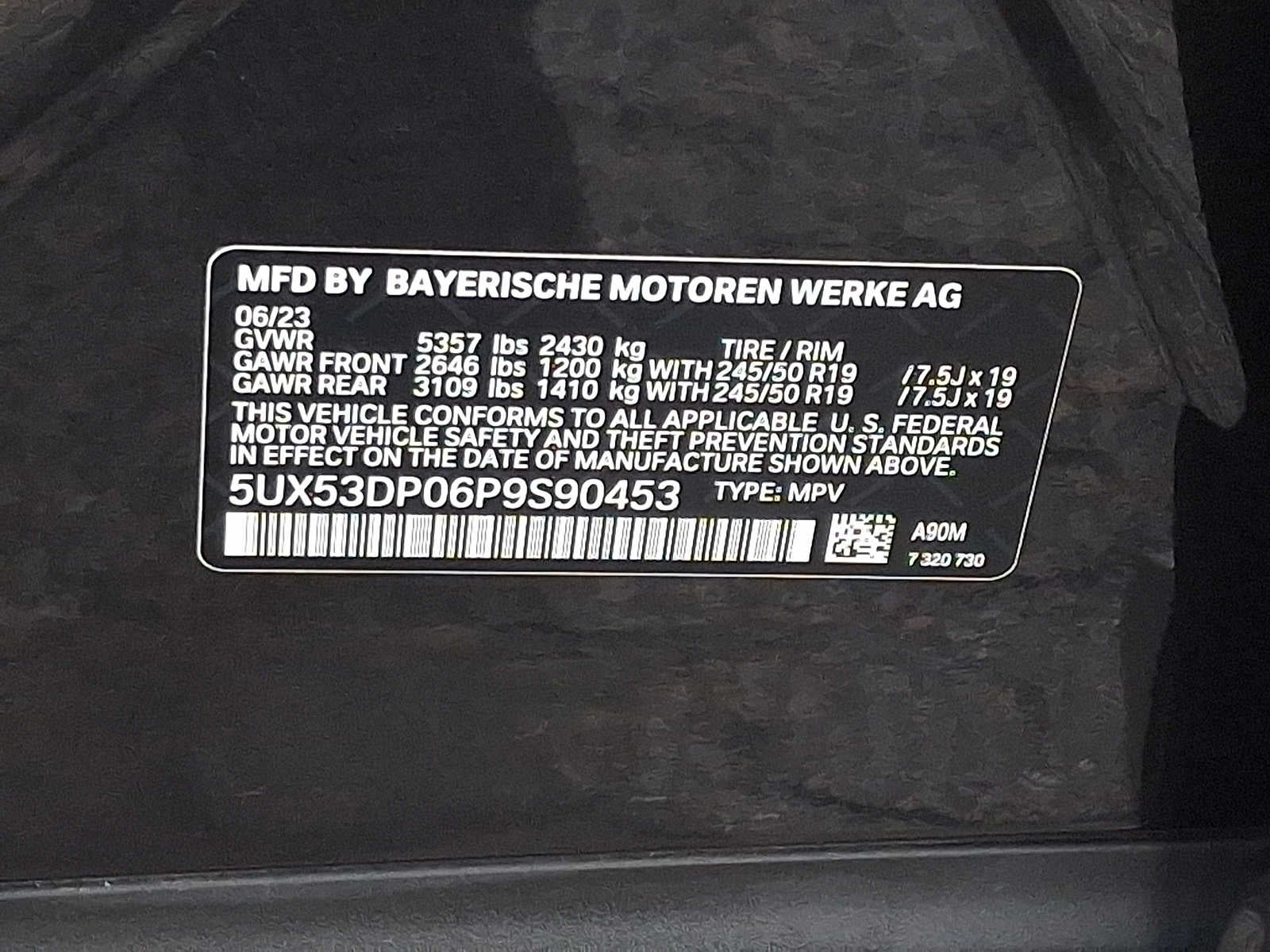 2023 BMW X3 xDrive30i Sports Activity Vehicle