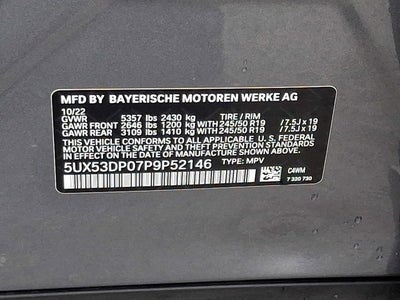 2023 BMW X3 xDrive30i Sports Activity Vehicle
