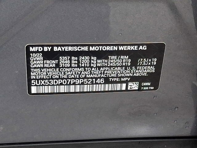 2023 BMW X3 xDrive30i Sports Activity Vehicle