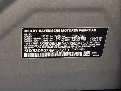 2024 BMW X3 xDrive30i Sports Activity Vehicle