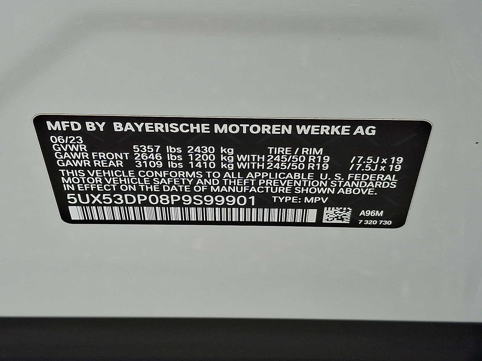2023 BMW X3 xDrive30i Sports Activity Vehicle