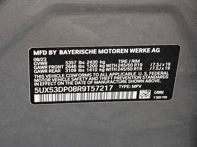 2024 BMW X3 xDrive30i Sports Activity Vehicle