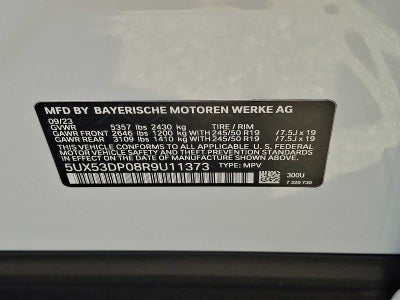 2024 BMW X3 xDrive30i Sports Activity Vehicle