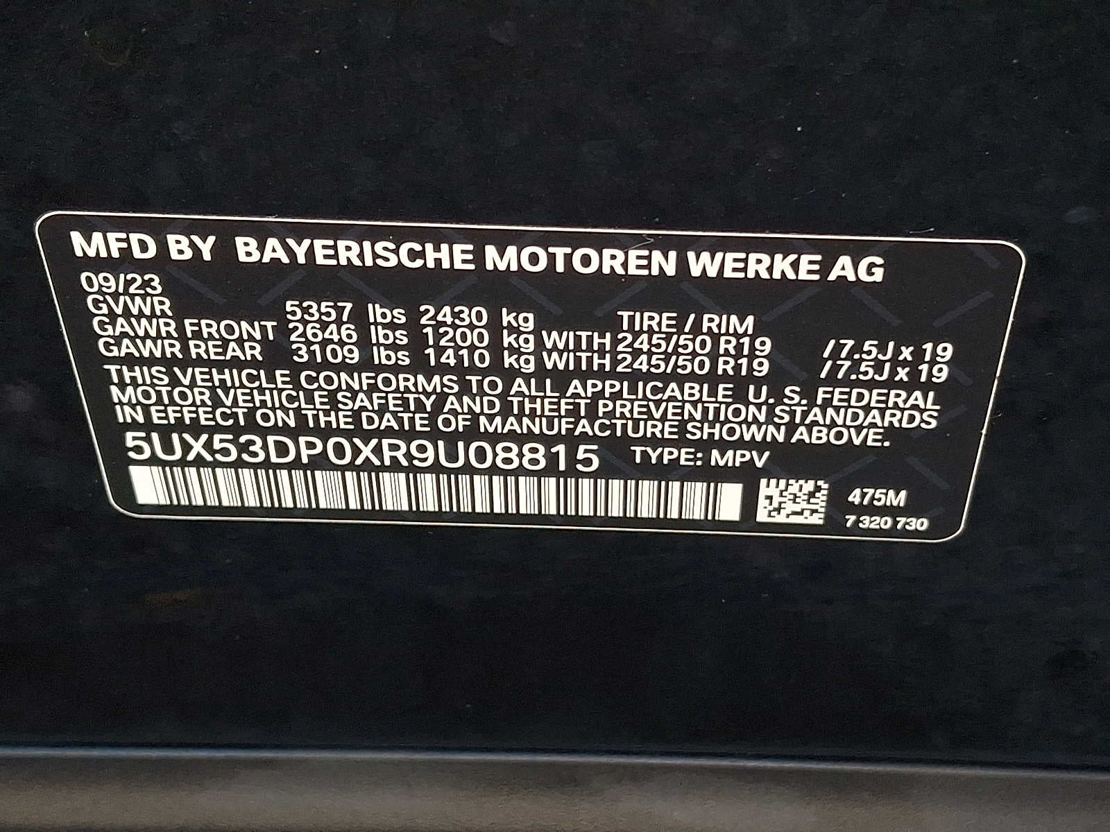 2024 BMW X3 xDrive30i Sports Activity Vehicle