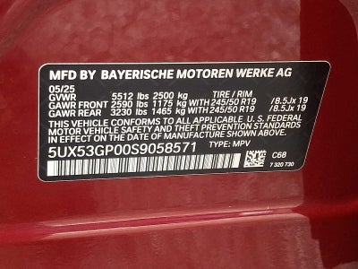 2025 BMW X3 30 xDrive Sports Activity Vehicle