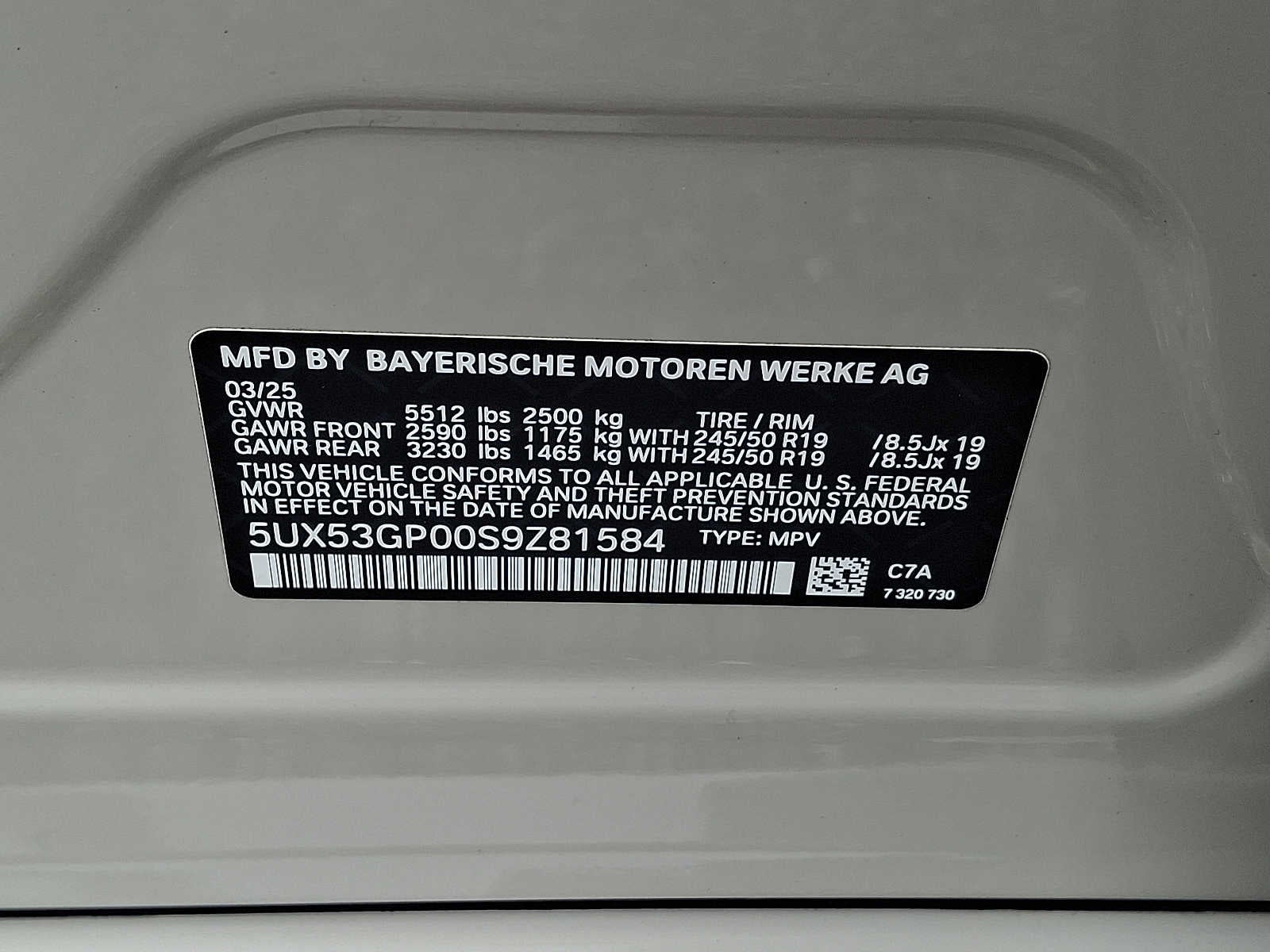2025 BMW X3 30 xDrive Sports Activity Vehicle