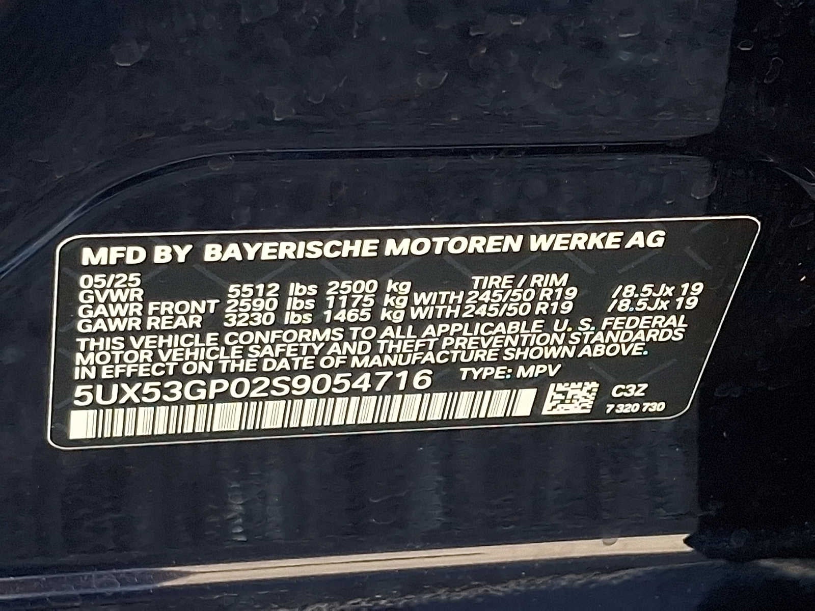 2025 BMW X3 30 xDrive Sports Activity Vehicle
