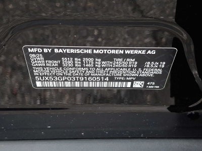 2026 BMW X3 30 xDrive Sports Activity Vehicle