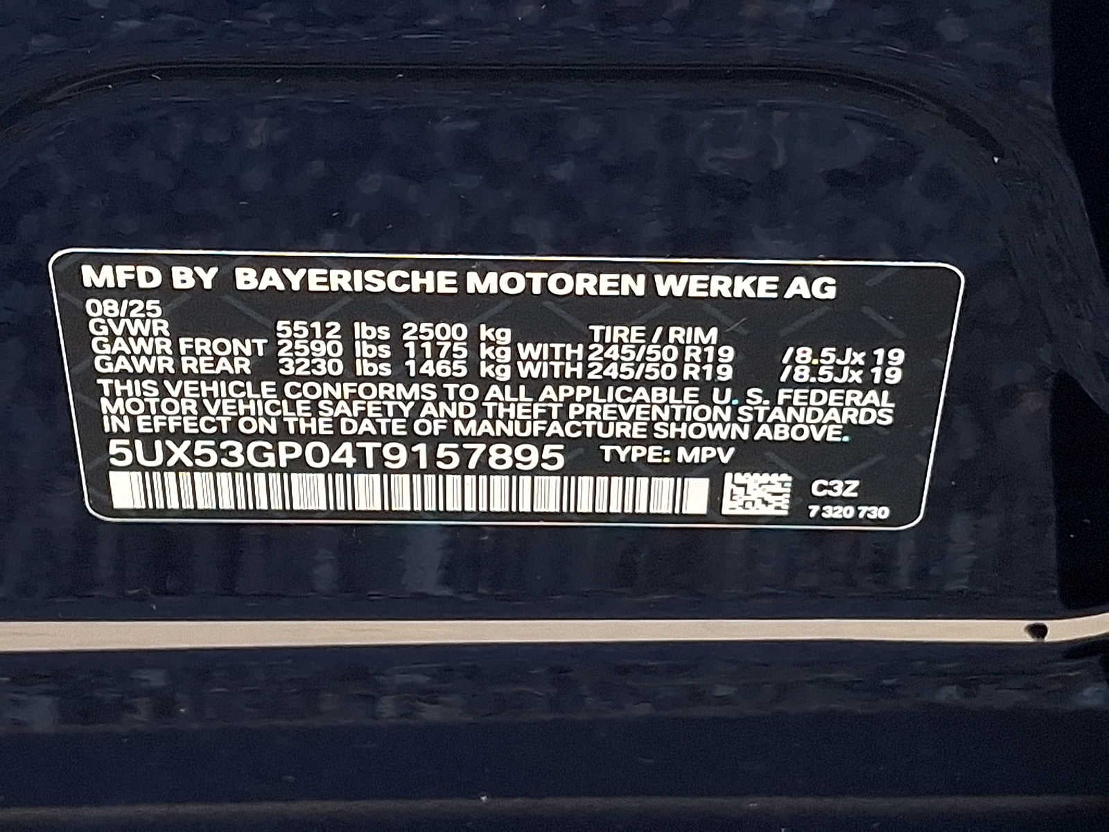 2026 BMW X3 30 xDrive Sports Activity Vehicle