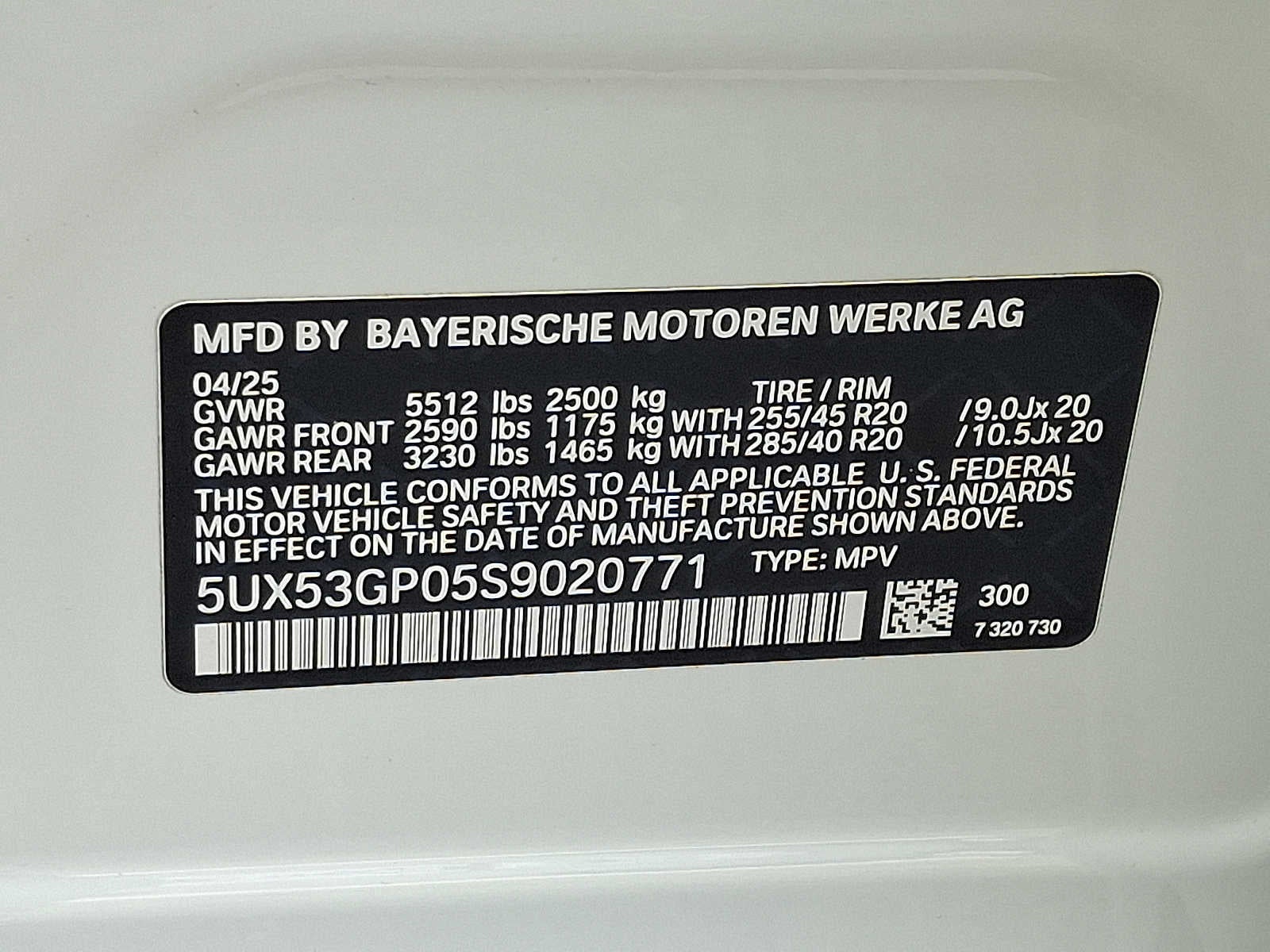 2025 BMW X3 30 xDrive Sports Activity Vehicle