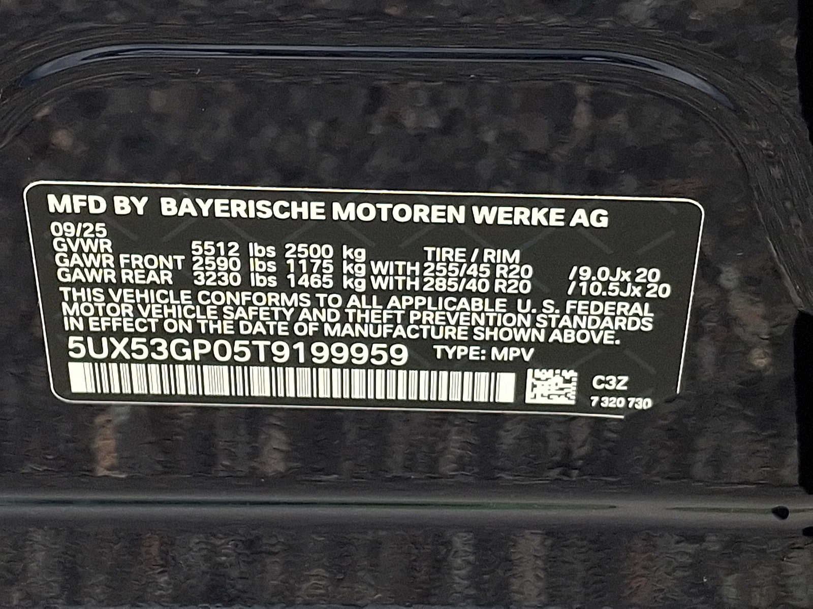 2026 BMW X3 30 xDrive Sports Activity Vehicle