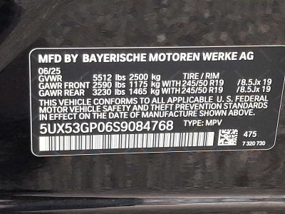 2025 BMW X3 30 xDrive Sports Activity Vehicle