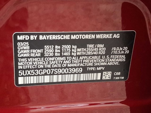 2025 BMW X3 30 xDrive Sports Activity Vehicle