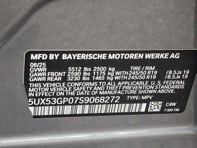 2025 BMW X3 30 xDrive Sports Activity Vehicle