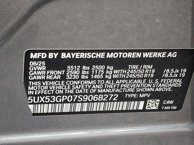 2025 BMW X3 30 xDrive Sports Activity Vehicle