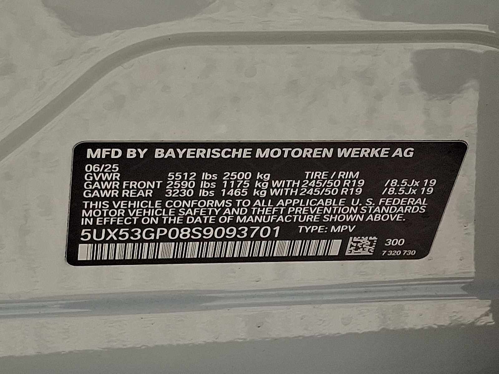 2025 BMW X3 30 xDrive Sports Activity Vehicle