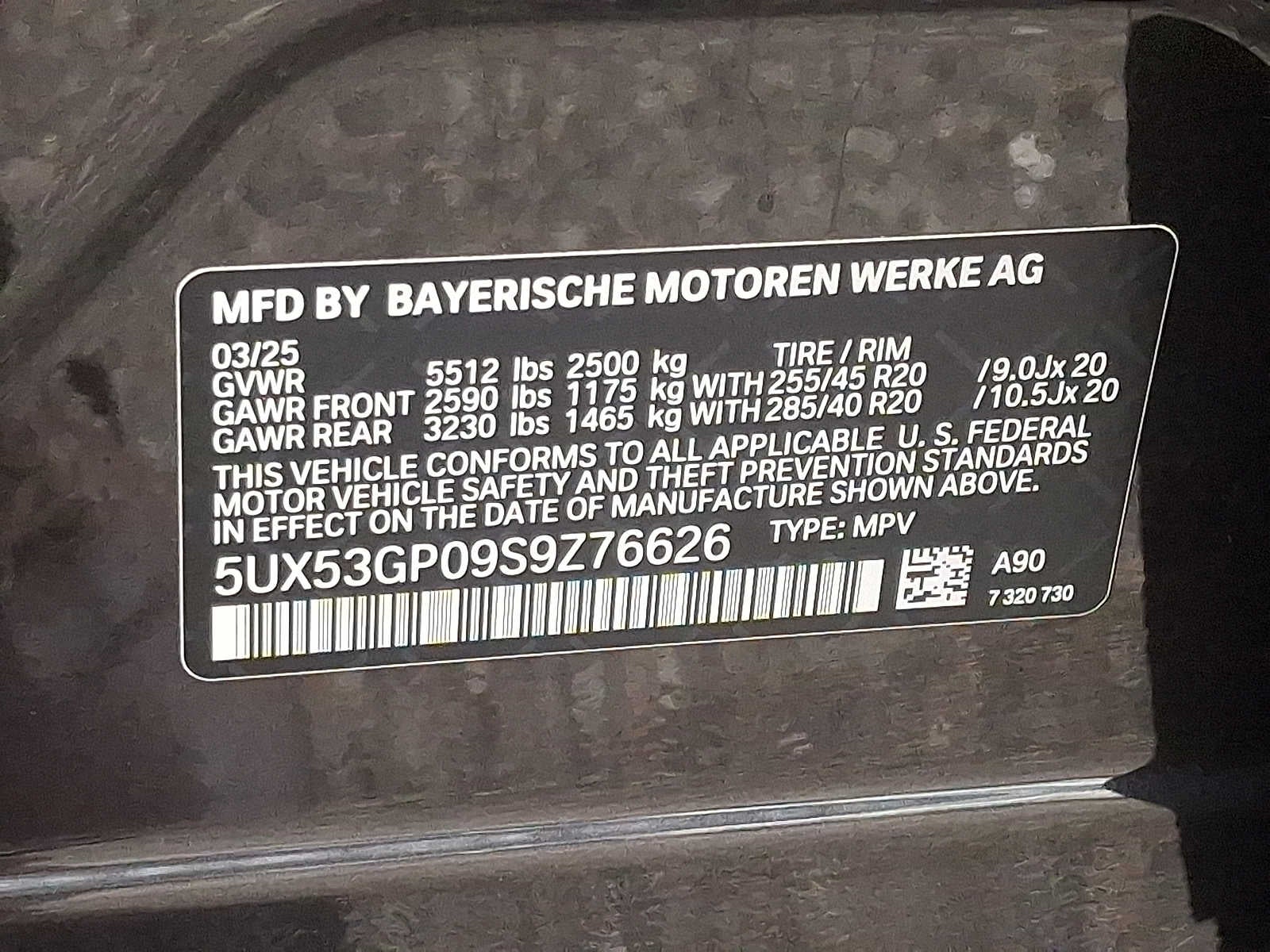 2025 BMW X3 30 xDrive Sports Activity Vehicle