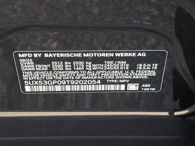 2026 BMW X3 30 xDrive Sports Activity Vehicle