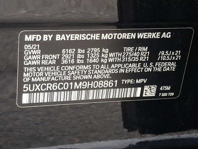 2021 BMW X5 xDrive40i Sports Activity Vehicle