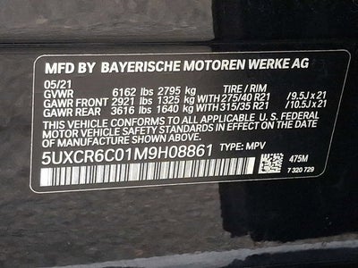 2021 BMW X5 xDrive40i Sports Activity Vehicle