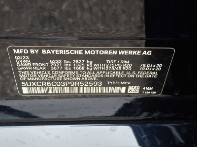 2023 BMW X5 xDrive40i Sports Activity Vehicle
