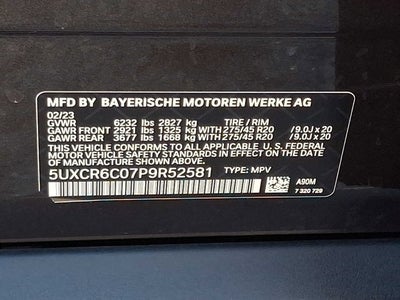 2023 BMW X5 xDrive40i Sports Activity Vehicle