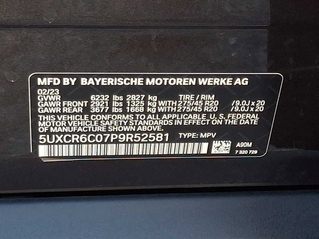 2023 BMW X5 xDrive40i Sports Activity Vehicle