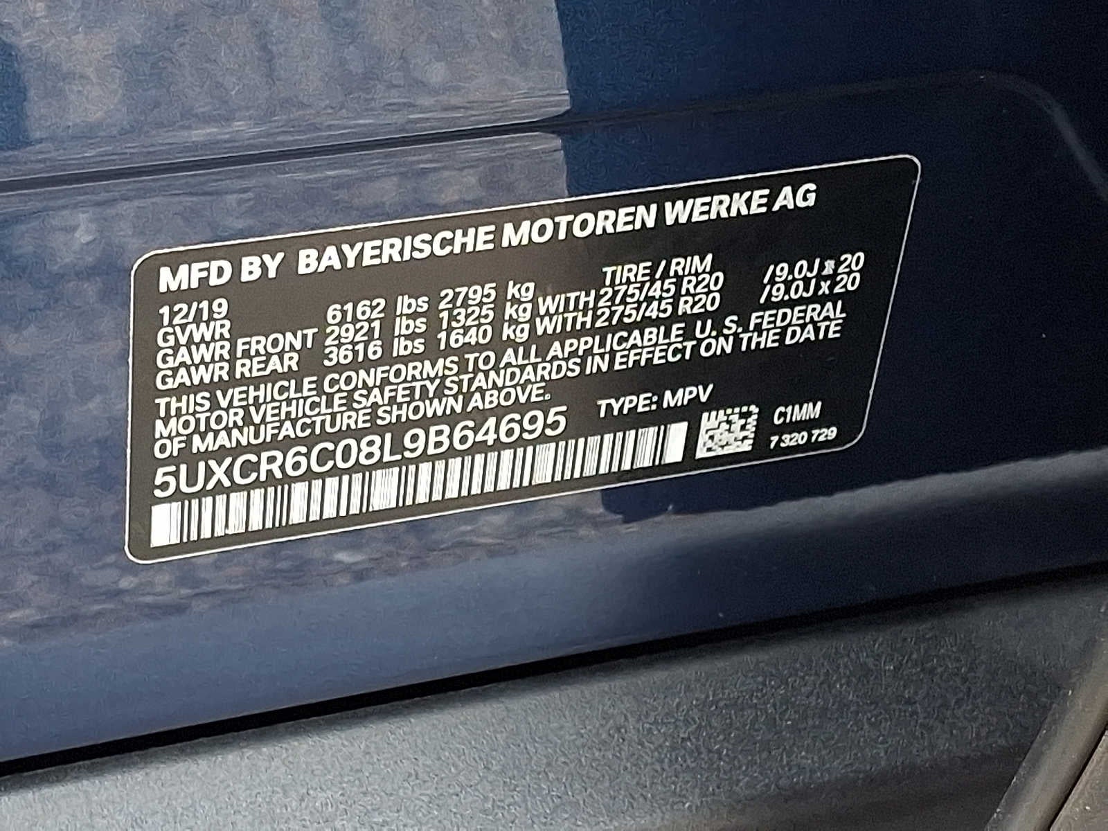 2020 BMW X5 xDrive40i Sports Activity Vehicle