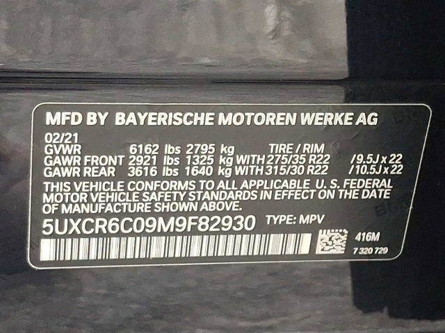 2021 BMW X5 xDrive40i Sports Activity Vehicle