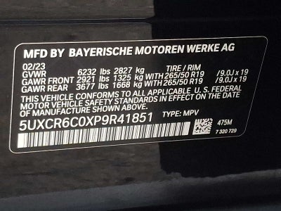 2023 BMW X5 xDrive40i Sports Activity Vehicle