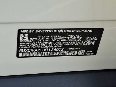 2019 BMW X5 xDrive40i Sports Activity Vehicle