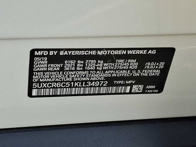 2019 BMW X5 xDrive40i Sports Activity Vehicle