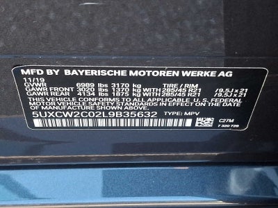 2020 BMW X7 xDrive40i Sports Activity Vehicle