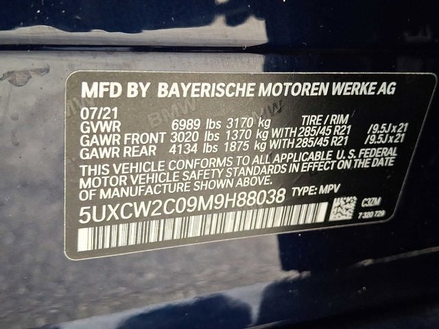 2021 BMW X7 xDrive40i Sports Activity Vehicle