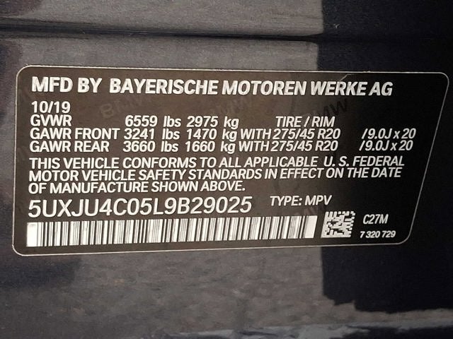 2020 BMW X5 M50i Sports Activity Vehicle