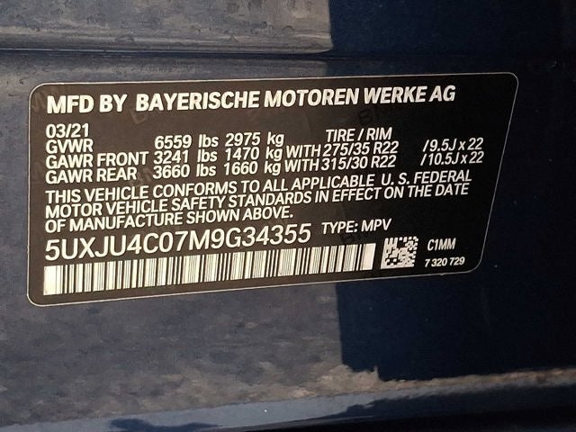 2021 BMW X5 M50i Sports Activity Vehicle