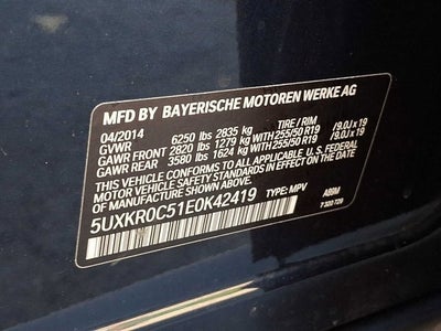 2014 BMW X5 AWD 4dr xDrive35i