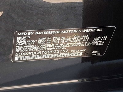 2016 BMW X5 AWD 4dr xDrive35i