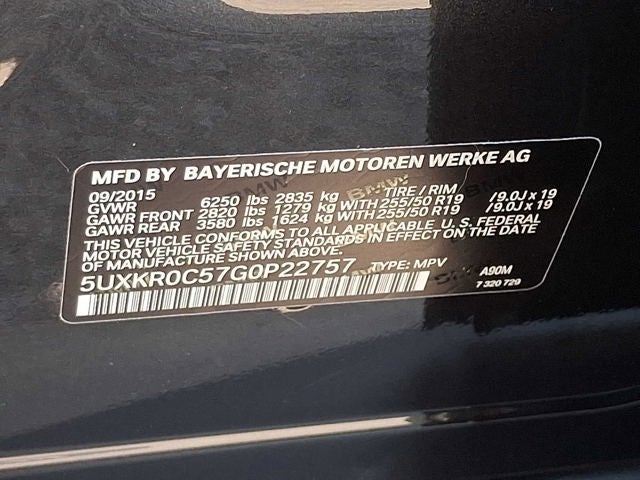 2016 BMW X5 AWD 4dr xDrive35i