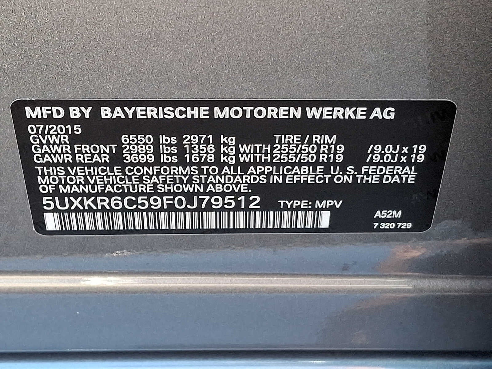 2015 BMW X5 AWD 4dr xDrive50i