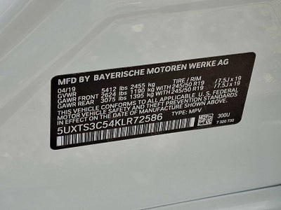 2019 BMW X3 M40i Sports Activity Vehicle