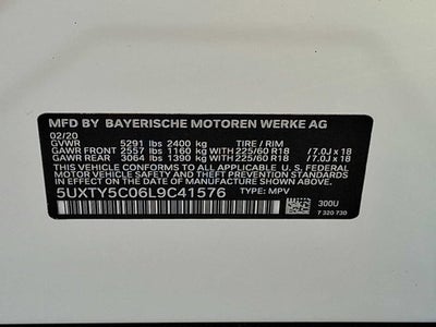 2020 BMW X3 xDrive30i Sports Activity Vehicle