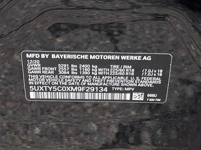 2021 BMW X3 xDrive30i Sports Activity Vehicle