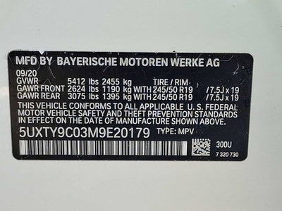 2021 BMW X3 M40i Sports Activity Vehicle