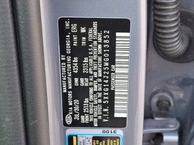 2021 Kia K5 LXS Auto FWD