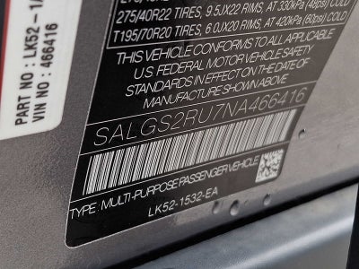 2022 Land Rover Range Rover Westminster SWB